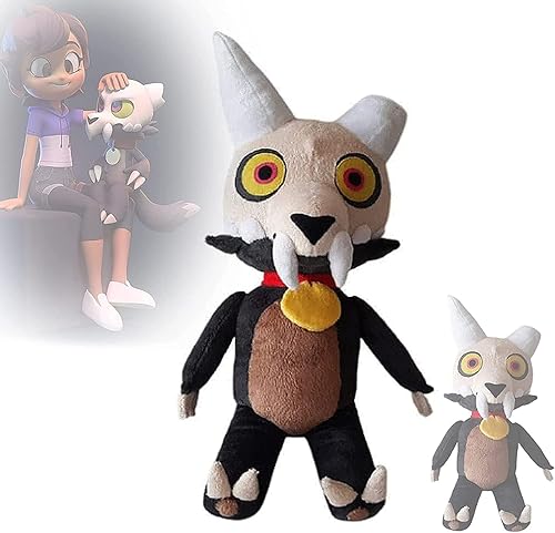 HJTLSKBZ - Peluche de The Owl House King, casa de búho, lindo animal de peluche kawaii, muñeco de peluche Kawaii de dibujos animados, juguete de