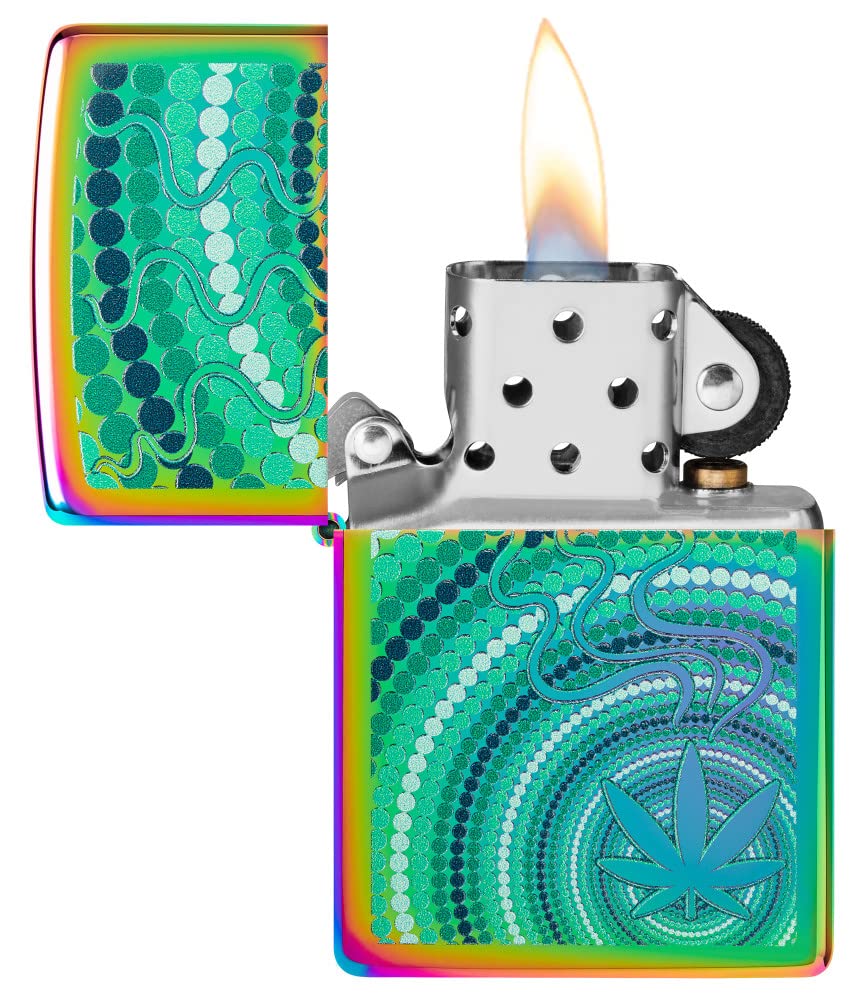 Amazon.co.jp: Zippo カンナビス リーフデザイン マルチカラー 