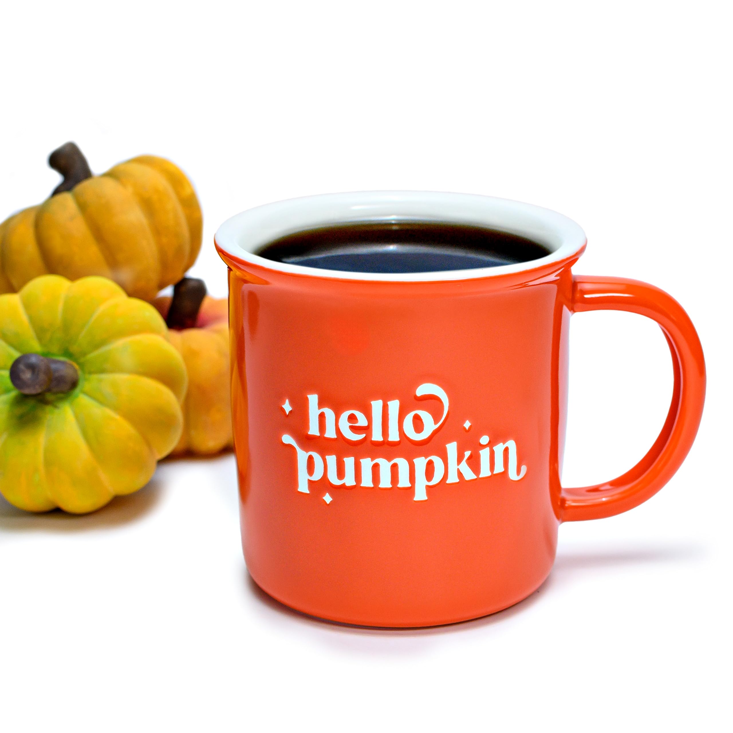 MAINEVENT Hello Pumpkin Fall Mugs 11 Ounce, Hello Pumpkin Coffee Mugs Fall, Hello Pumpkin Fall Coffee Mugs, Hello Pumpkin Holiday Mugs