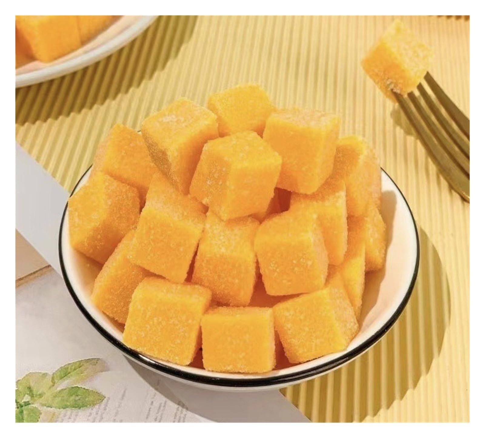 Lattina da 450 g di torta morbida al gusto di mango, ricca di aroma fruttato, morbida e gommosa, il dolcetto for soddisfare la tua golosità