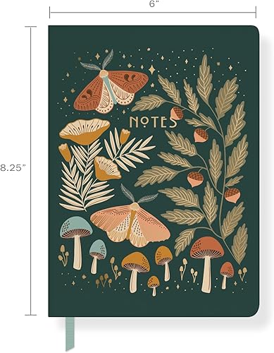 Miniatura 8 de Fringe Studio Diario clásico pequeño de bolsillo, Botanica Light, 208 páginas, 6 x 8.25 pulgadas, colección Megan Galante (969094)