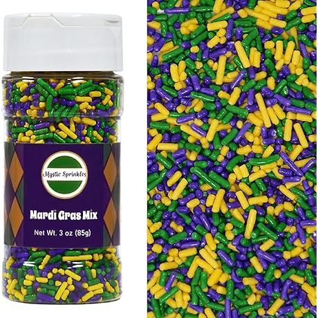 Mardi Grad Sprinkle Mixes: A Festive Touch to Your Treats