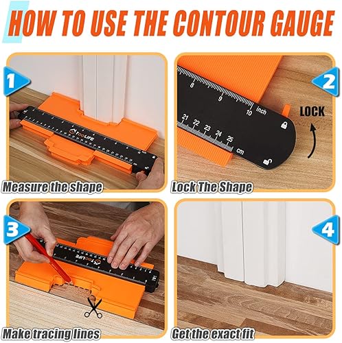 Miniatura 3 de Regalos para el día de San Valentín para él herramienta de perfil de medidor de contorno regalos para hombres papá marido accesorios geniales para