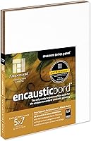 Vista 17 de Ampersand Art Supply Panel de pintura de madera: Serie Museo Encausticbord, cuna de 1,5 pulgadas, 8 "x 8