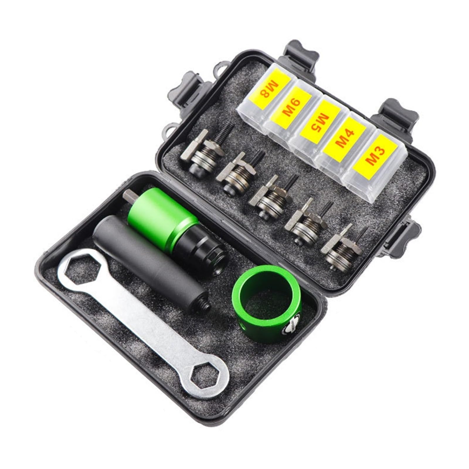 Chiodatrice Brad, Pistola sparachiodi, Pistola For Rivetti Elettrici Rimovibile Elettrica M3 ~ M8 Adattatore For Pistola For Dadi For Rivetti Inserto For Dado Tirare Strumento Di Rivettatura For Trapa