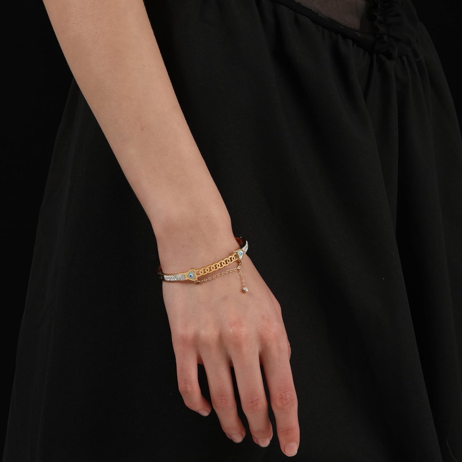 Tree of Life/Evil Eye Bracelet for Women Gold Bracelet Protection Jewelry Gift - Image 3