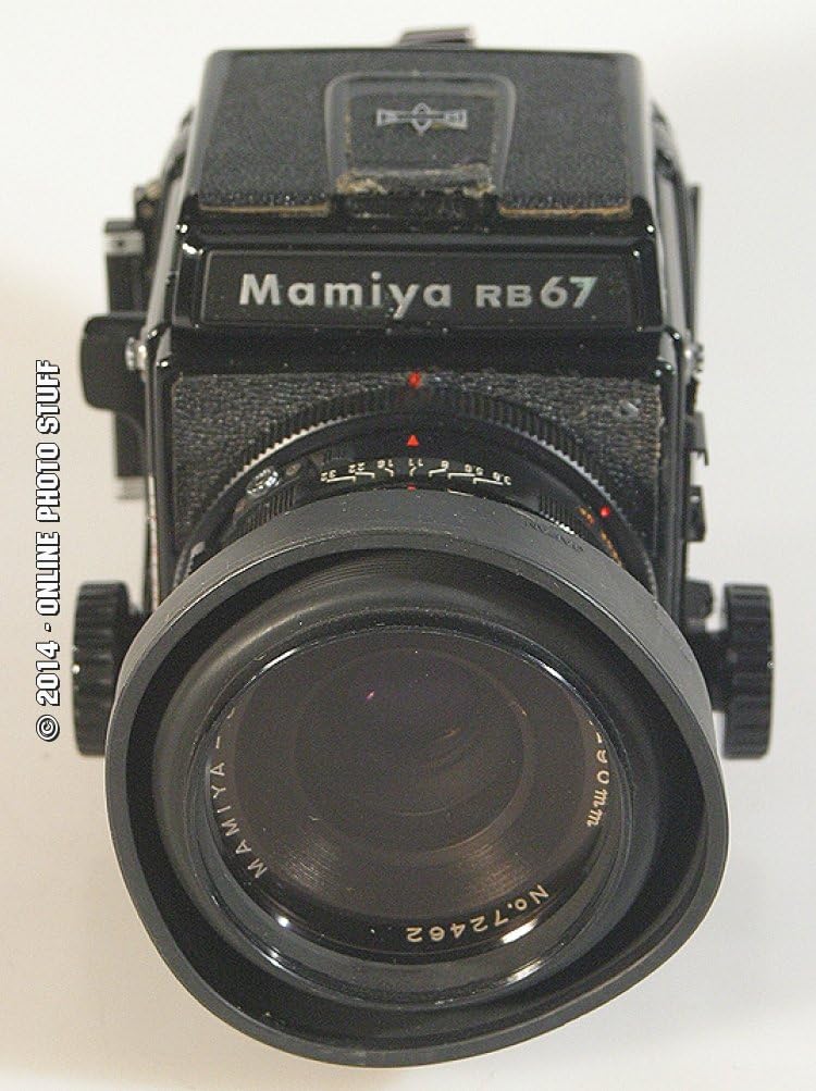 Mamiya Rb67 W/90mm Lens,wast Level View Finder,120 Back,rubber Hood&filter