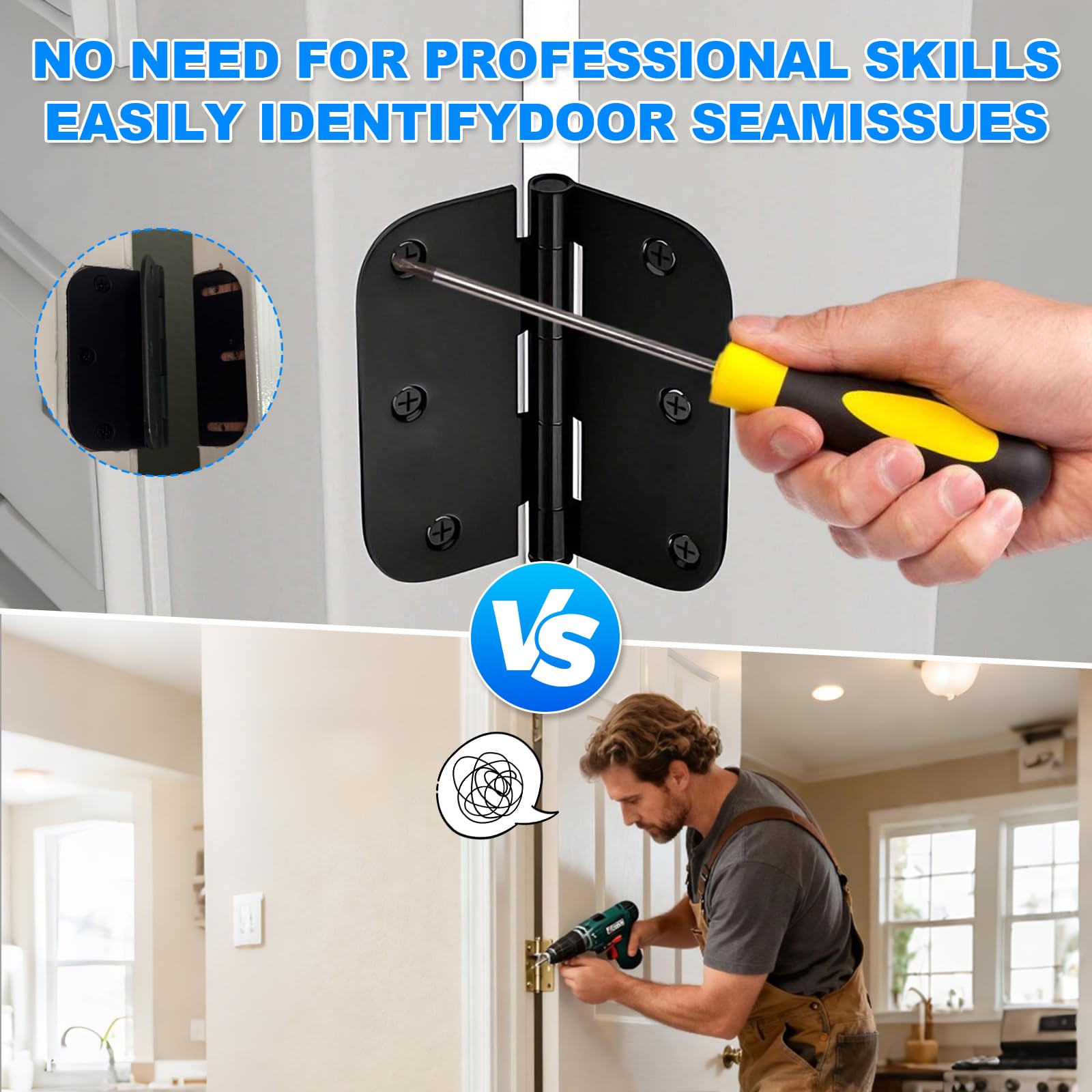 Door Hinge Shims - Fix Misaligned Doors -4 Door Hinge Shims - Fix Misaligned Doors -4