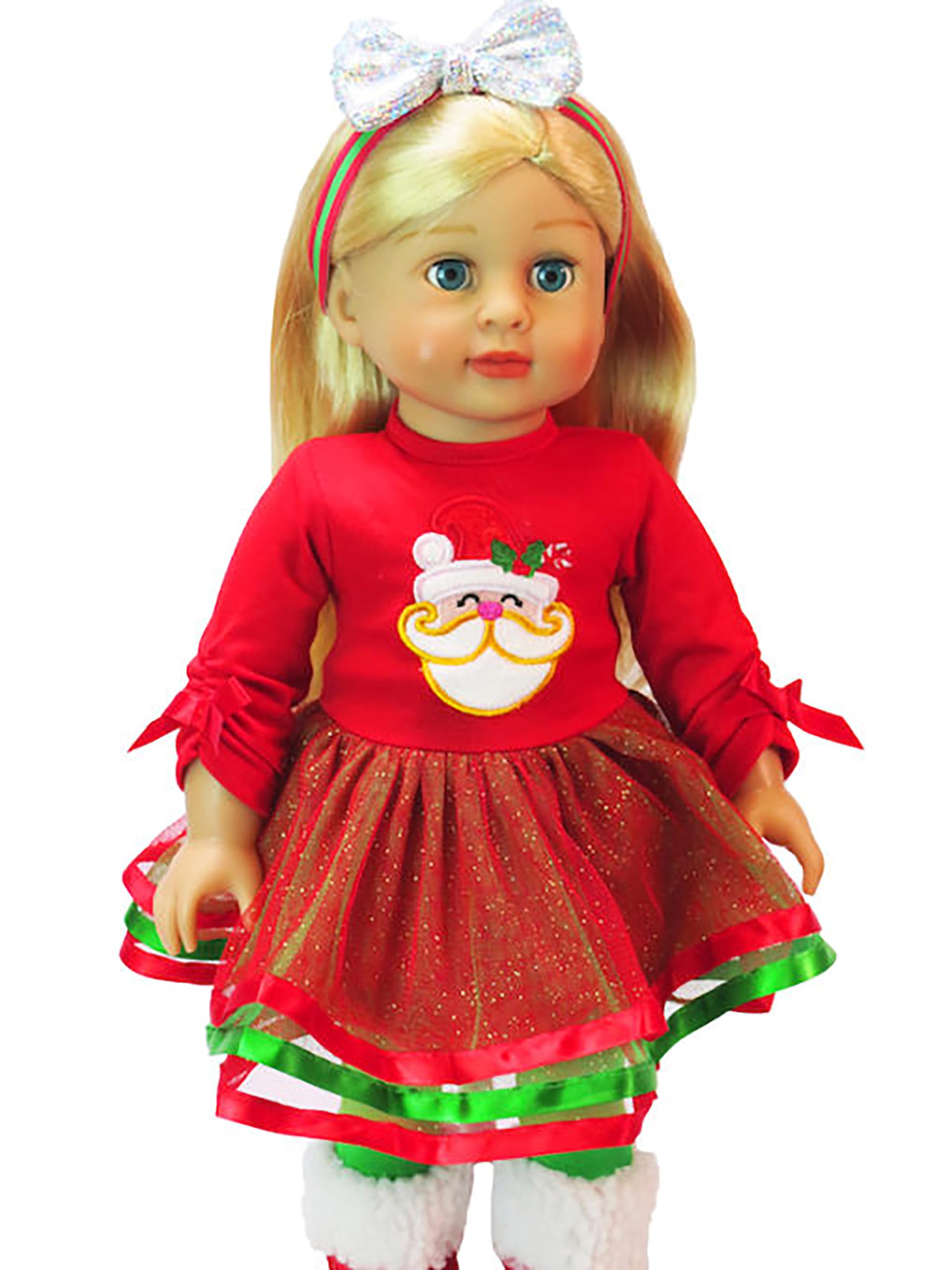 christmas dress for 18 inch doll Red and Green Santa 18-Inch Dolls | Premium Quality & Trendy Design collection:PF26USDrop1 SHEIN EZwear Summer Graduation The unique design and STYLE:A05263010