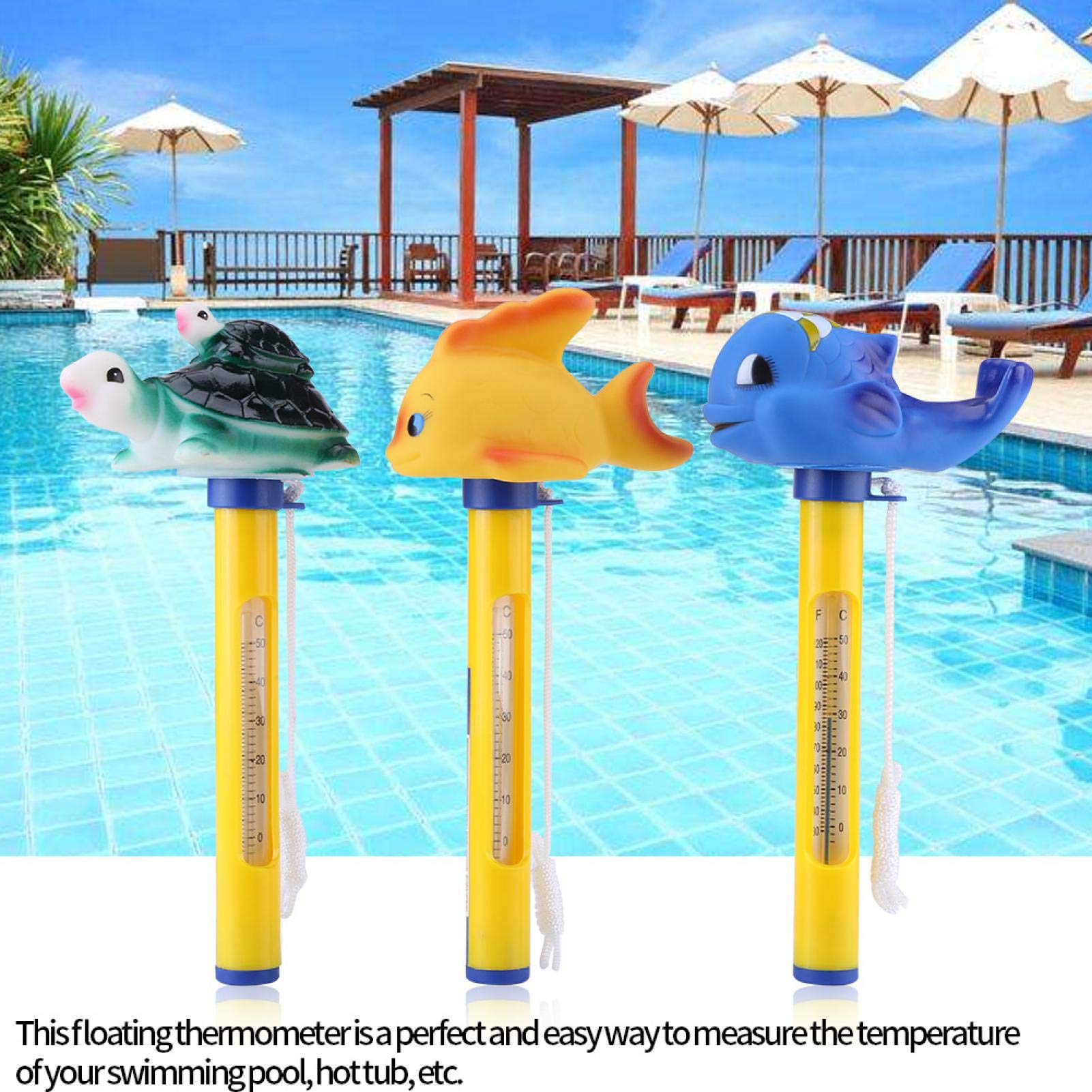 Termometro Per Piscina, 1 Termometro Galleggiante Con Motivo A Pesce E Agli Urti E Allacqua Per Piscine Interne Ed Esterne Spa Laghetti Pesce 87255172