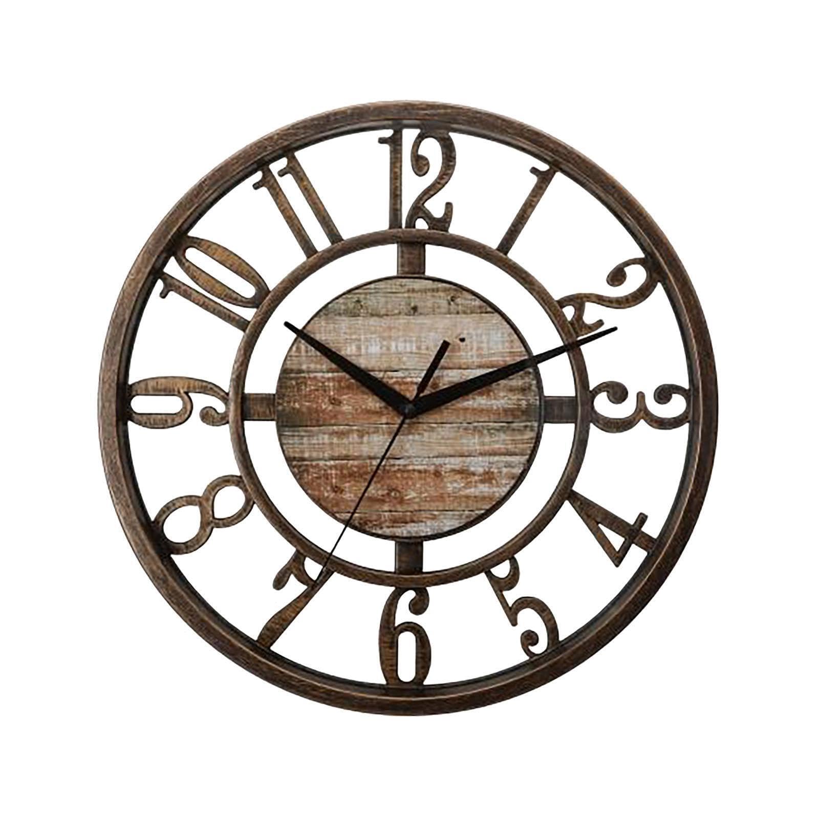 Horloge murale silencieuse plastique léger résolvant le tic-tac
