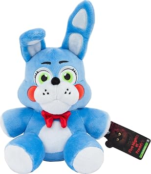 Jazwares Five Nights at Freddy's Toy Bonnie Plush Toy - 8 Stuff, Soft Material and Glow in the Dark Eyes