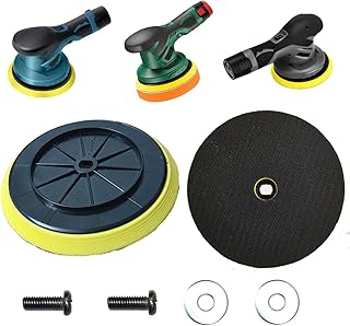 2 Pack 6 Inch Buffer Polishing Backing Plates-Hook and Loop Backing Pad, for Saker, Color Tree, DmgicPro, LOTKEY, Carrkoopy Buffer Polisher. Replacement Backing Pad for Buffing Polisher