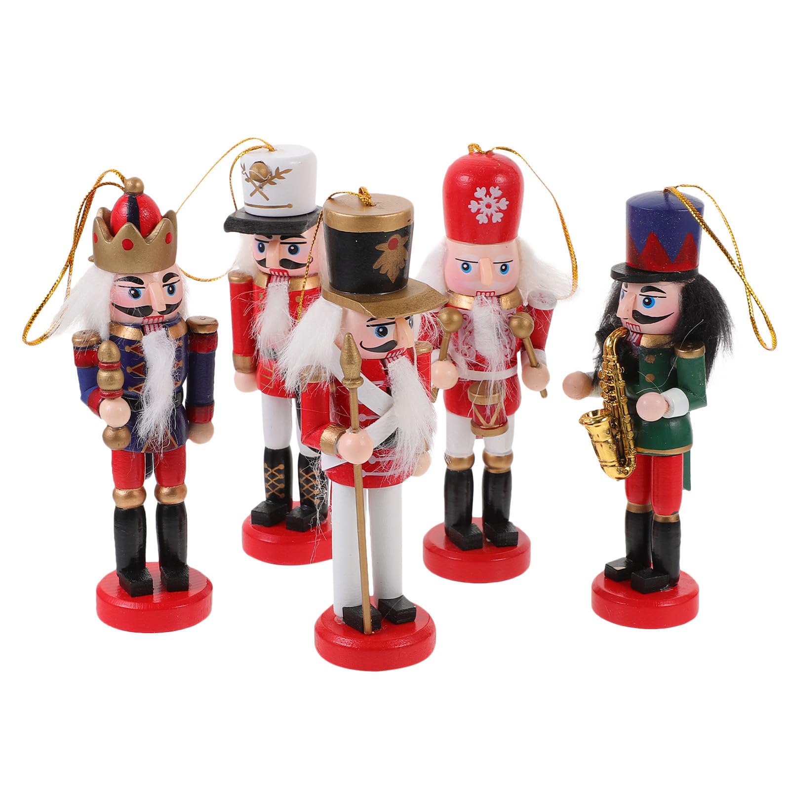 Toyvian 20 Pièces Casse-Noisette de Table en Bois Décoratif pour Noël,