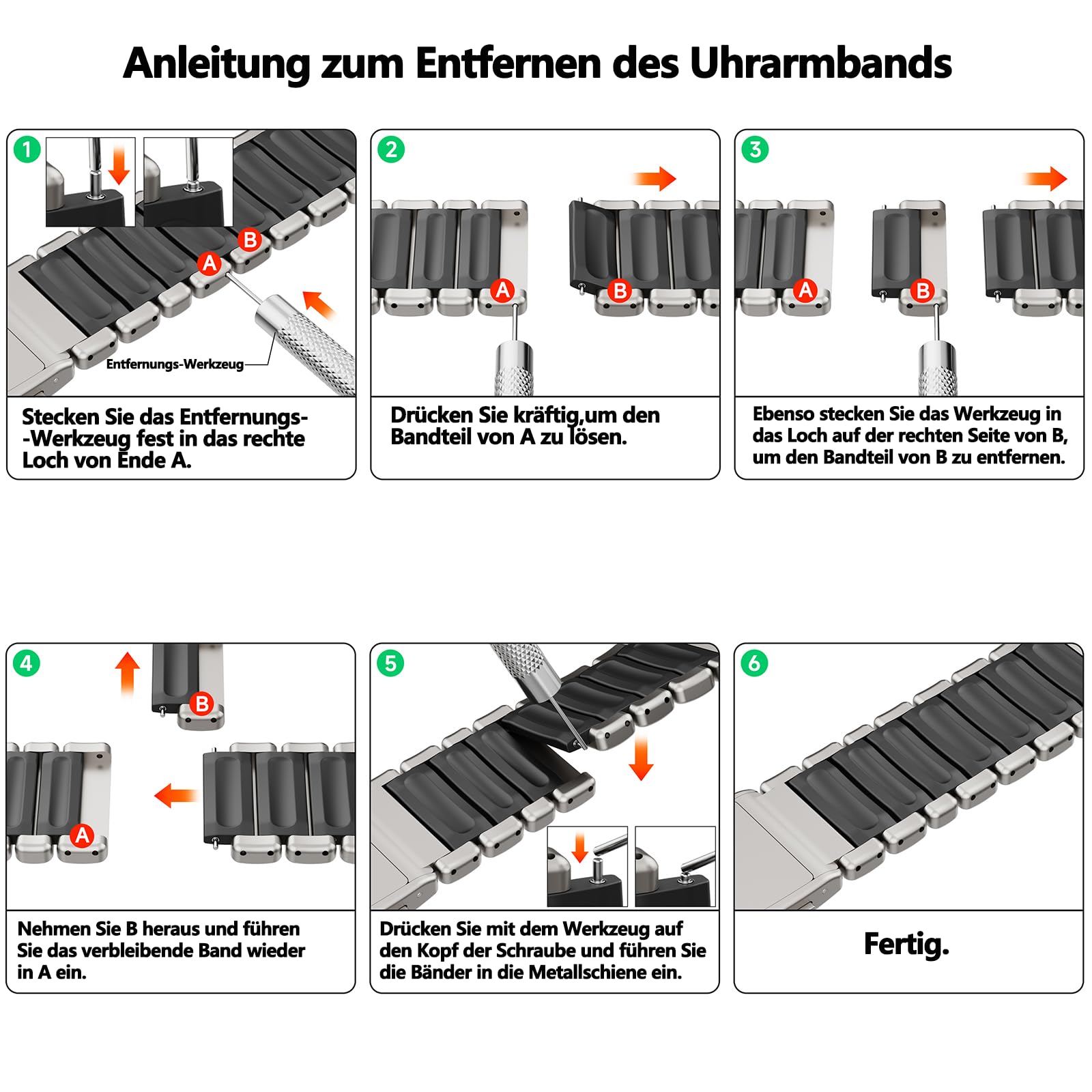 SEURE Titan Armband mit Watch Ultra 3/2/1 49mm,46mm 45mm 44mm Titan Metall Silikon Doppelschicht DLC-Beschichtung Ersatzarmband mit Faltschließe für Serie10 11