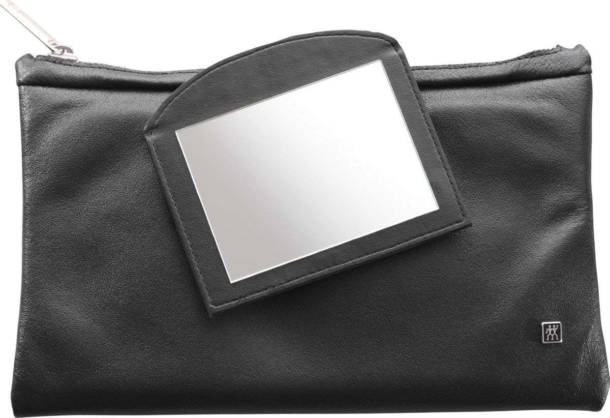 Zwilling Twinox Kosmetiktasche 3-tlg. schwarz Kombi-Nagelschere Pinzette schräg Saphir-Nagelfeile