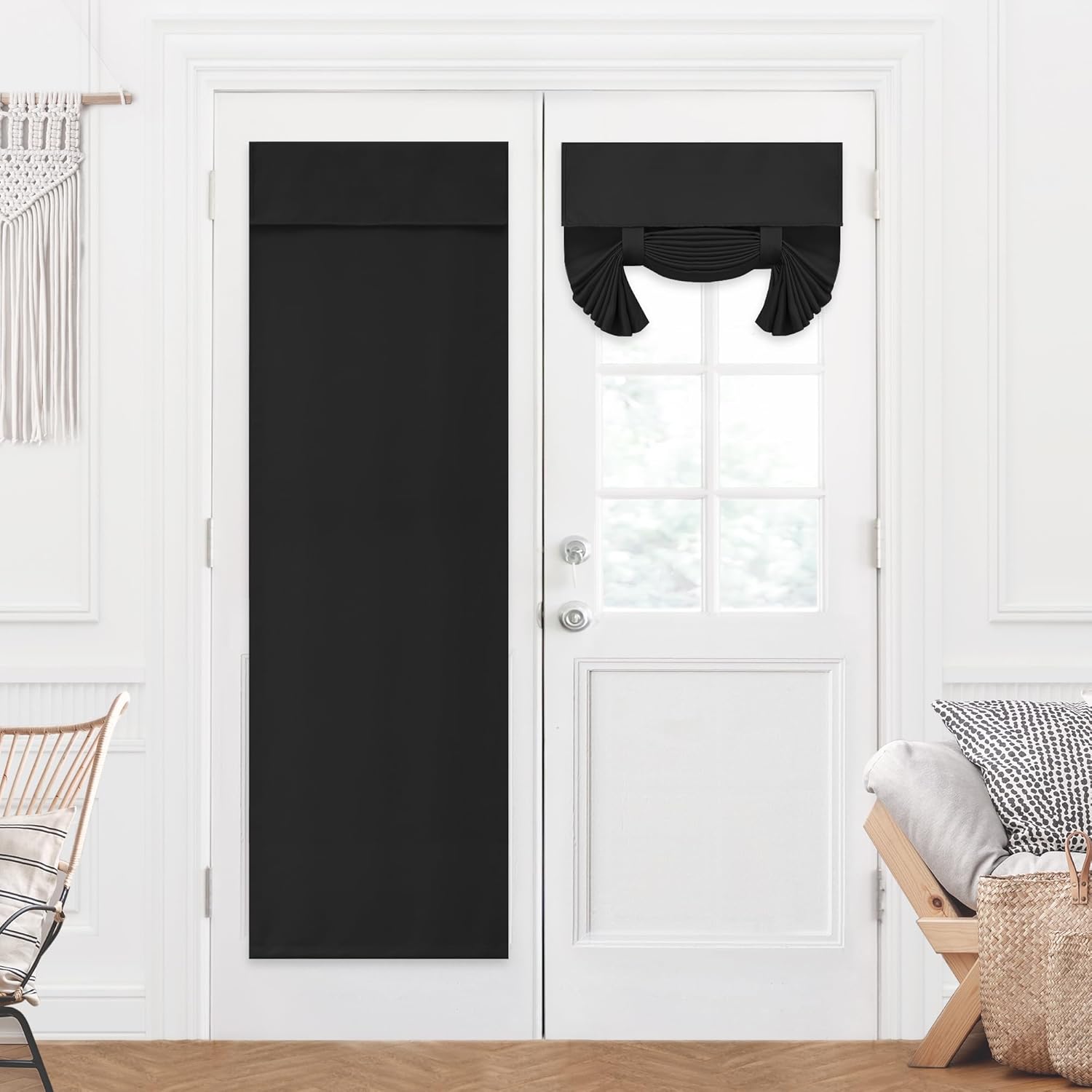 Deconovo French Door Curtain, Door Curtains for Door Window