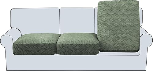 Miniatura 29 de H.VERSAILTEX 2025 Funda de sofá de jacquard de 1 pieza, fundas de sofá de alta elasticidad, protector de muebles antideslizante, funda de sofá suave