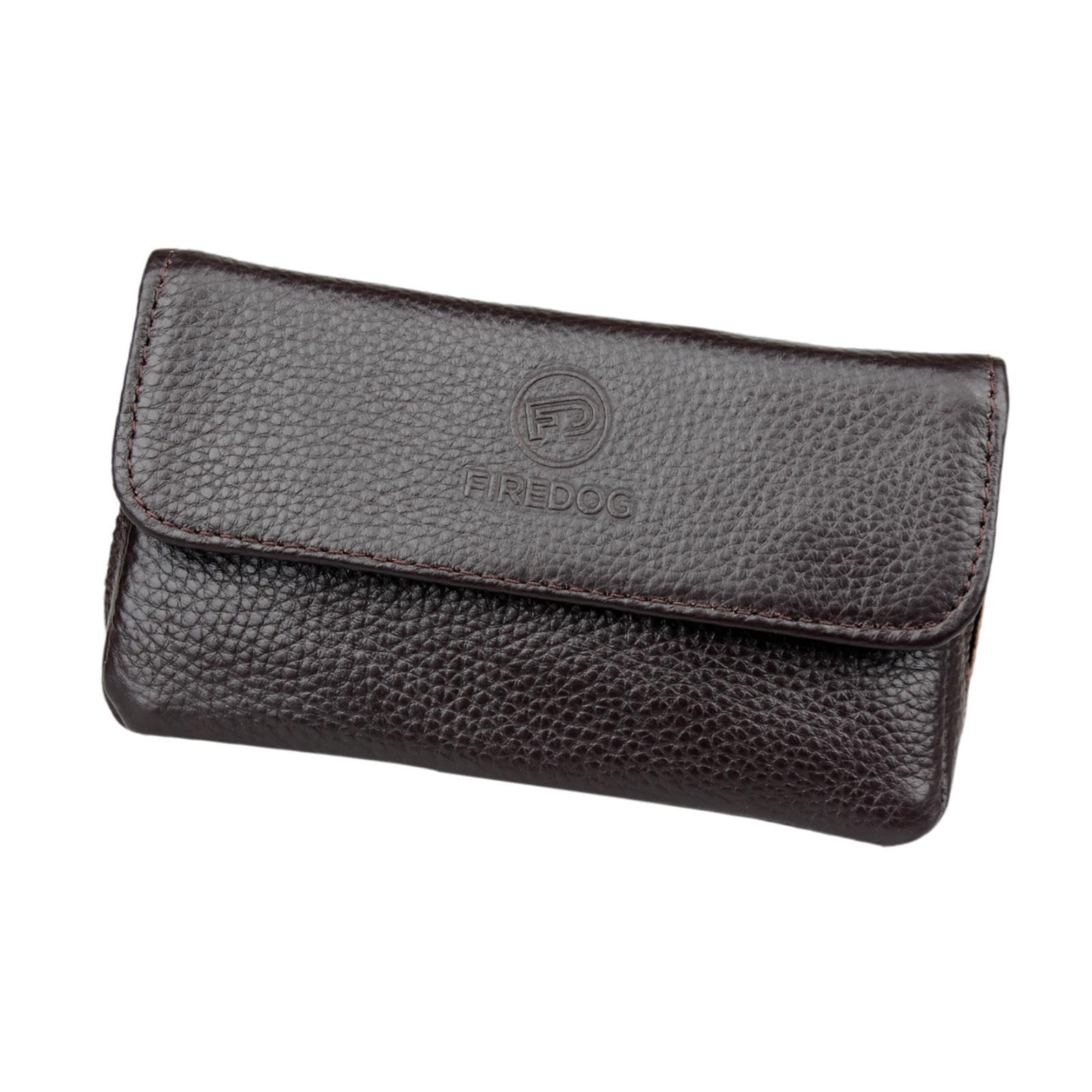 Pouch Utility Compact Smoking Pipe Pouch for Men Gift Travel Outdoor Brown|Storage Bags-image-20