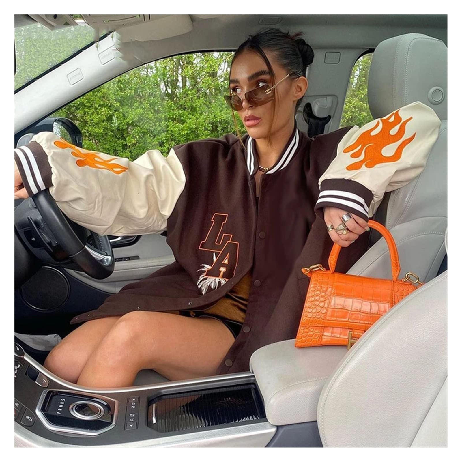 Hip Hop Flame Letter Jacket – AokLok (Kclot), image size:1601x1601