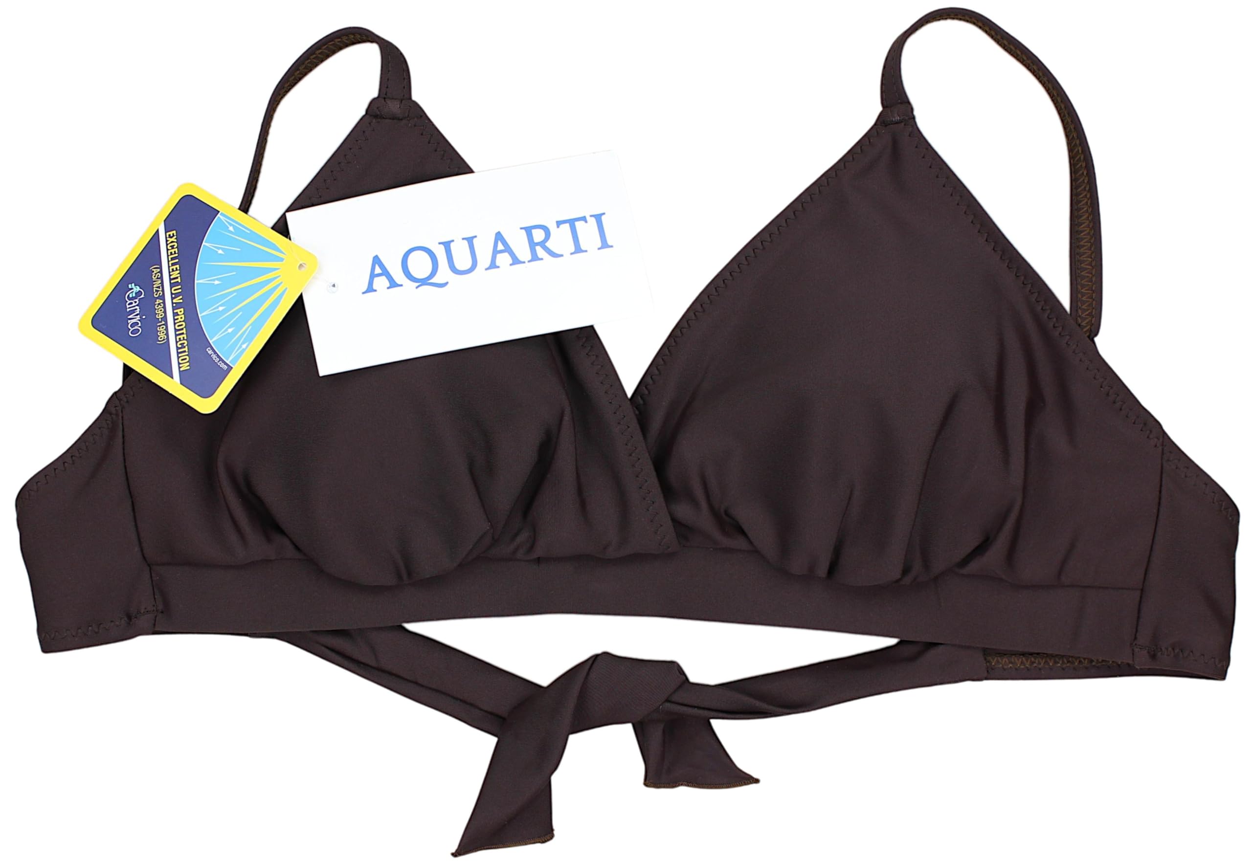 Aquarti Bikini Top Donna – Reggiseno da Bagno Comodo, Coppe A–D, Vari Colori e allacciature, Stile Senza Tempo