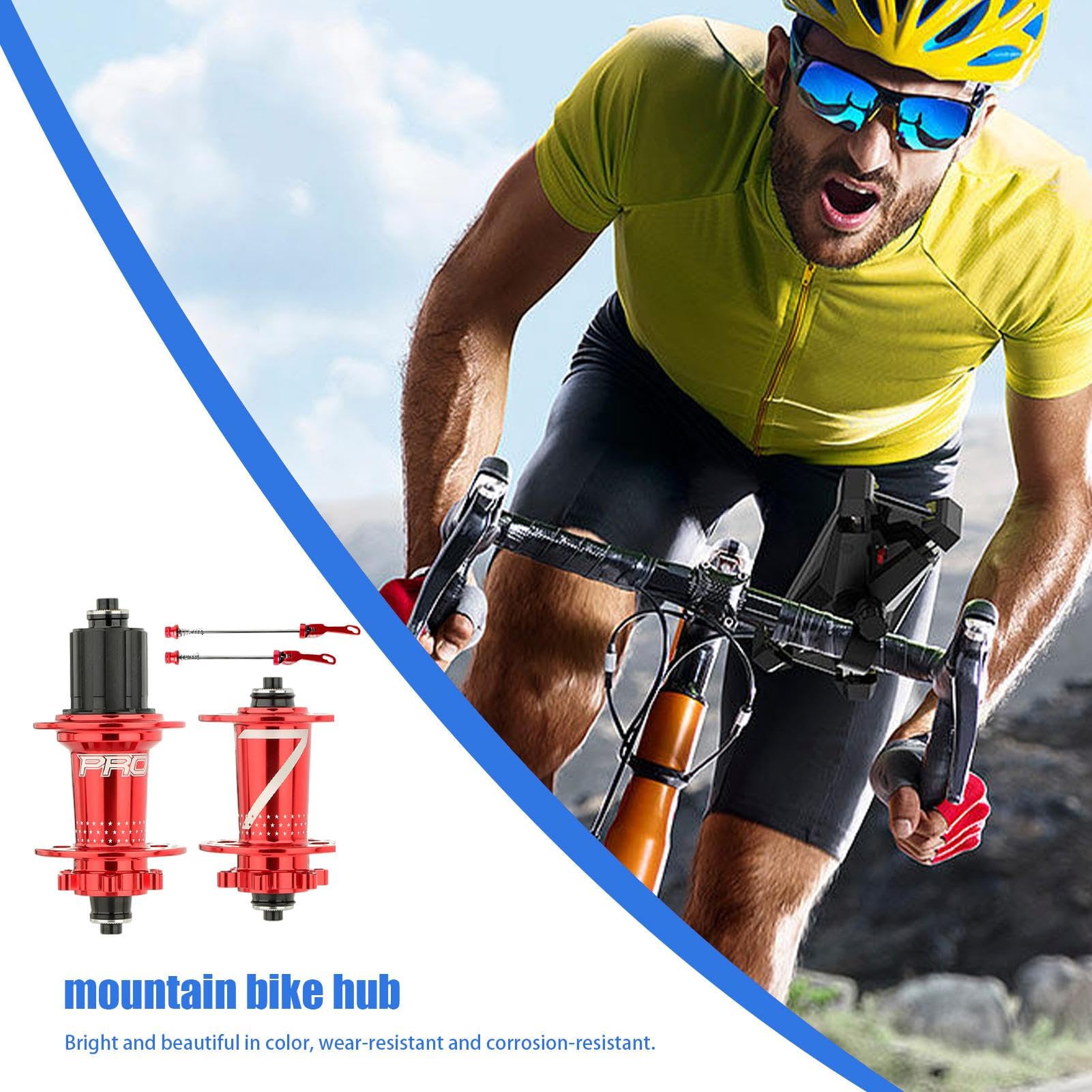 Radnaben für Fahrrad - Elegant Modern, Easy to Used, Widely Used, Safe, Mountainbike-Nabe, Fahrradlagerteile mit, Universal-Achsen-Set | Multipurpose Outdoor Indoor Utility