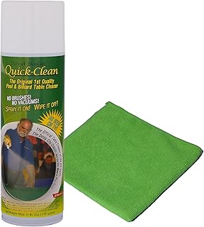 Quick Clean Pool Table Felt Cleaner - Starter Kit #1- Cleaner & Towel