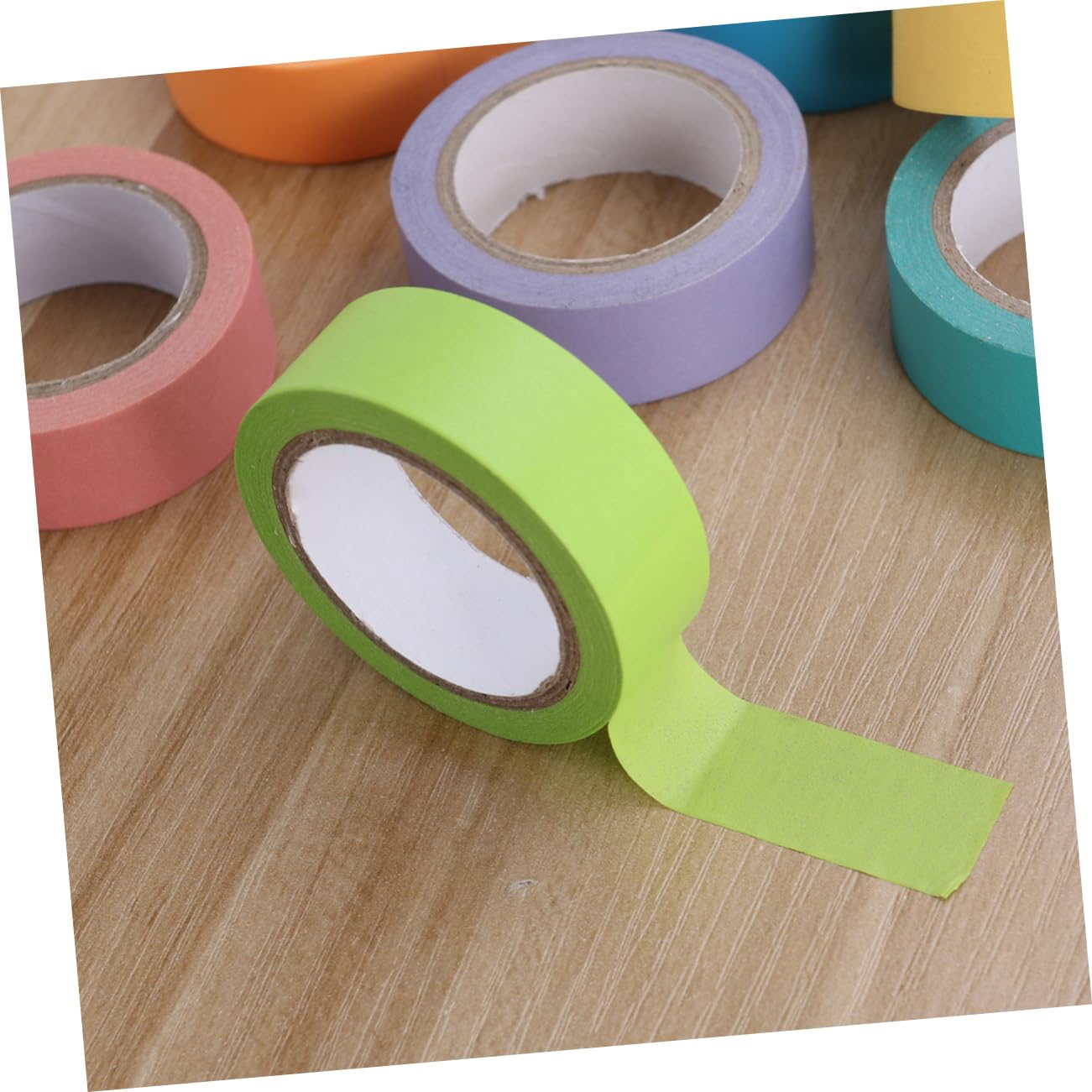 EXCEART 14rollos Cinta Washi Decorativa De Vibrantes De Tonos De Arcoíris para Manualidades y Scrapbooking