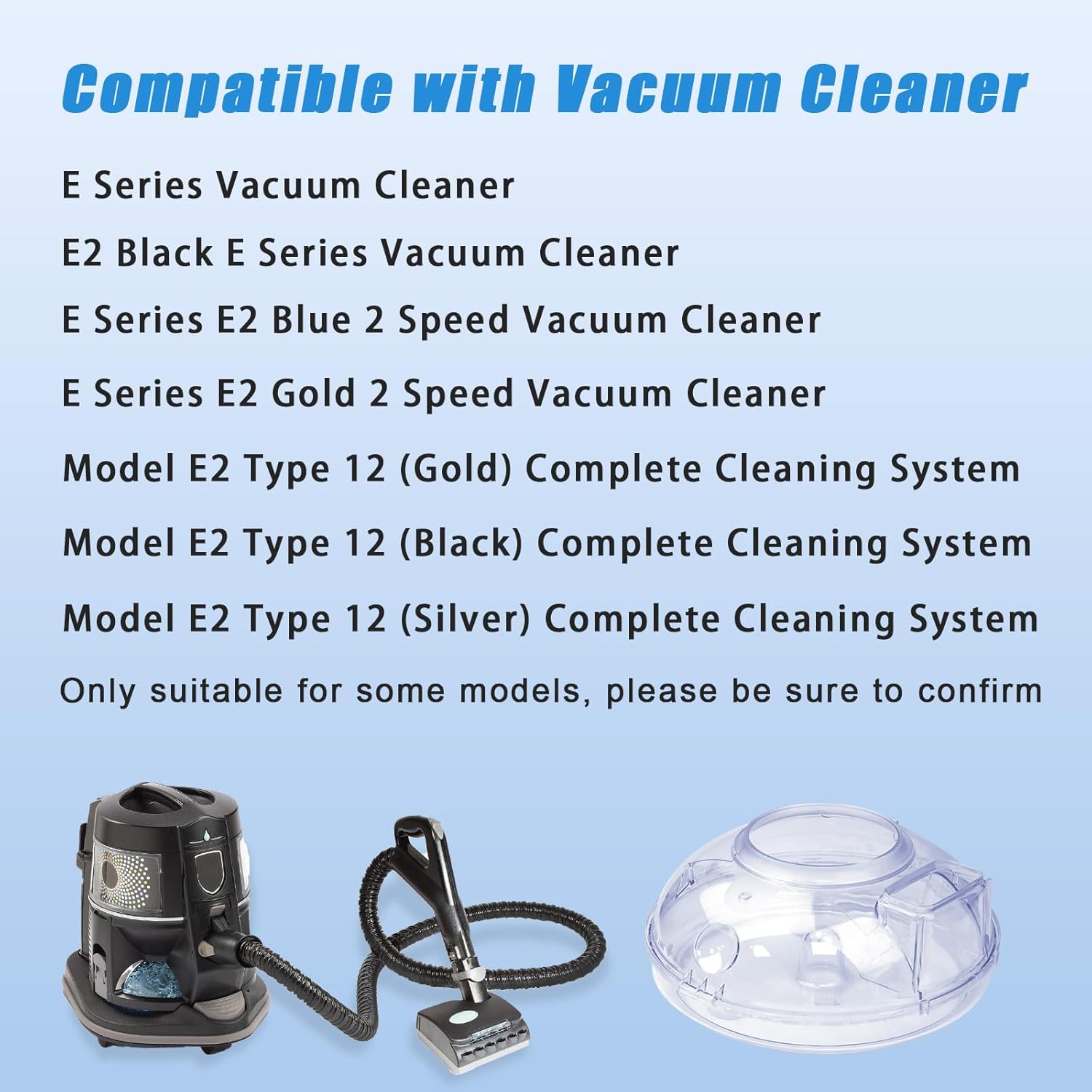 2 1/2 Quart Water Pan (Basin) Compatible with Rainbow Vacuum Cleaner Models Compatible with Rainbow Vacuum Cleaner E2 (e Series™) Type 12 (Black, Silver, e2 Gold Series) E Serie