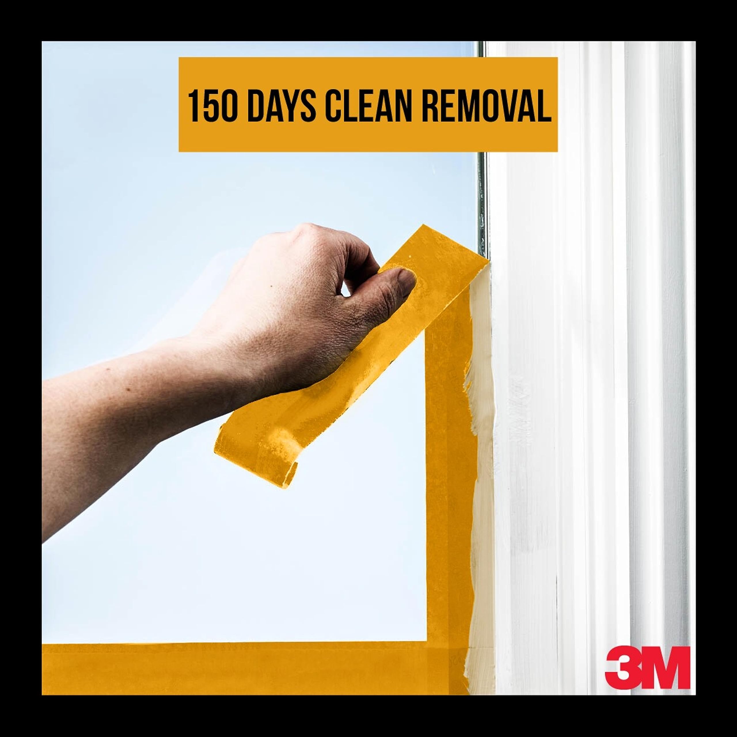 3M Pro Cinta de Enmascarar Profesional 244 de Alta Precisión, 24 mm x 50 m, 6 Rollos/Caja