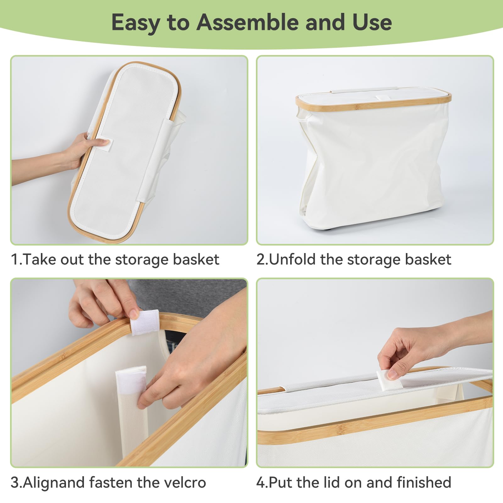 Cozary Contenitore Porta Carta Igienica con Coperchio – Organizer Bagno Pieghevole, Cestino Portaoggetti Salvaspazio, Impermeabile, 25L, 43x35x17cm