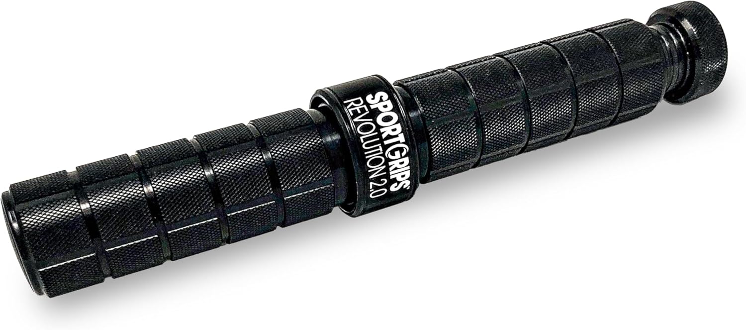 Sportgrips Sidewinder Revolution 2.0 — Grip, Wrist, & Forearm Strengthener, Adjustable Resistance, Anodized Aluminum, USA Made