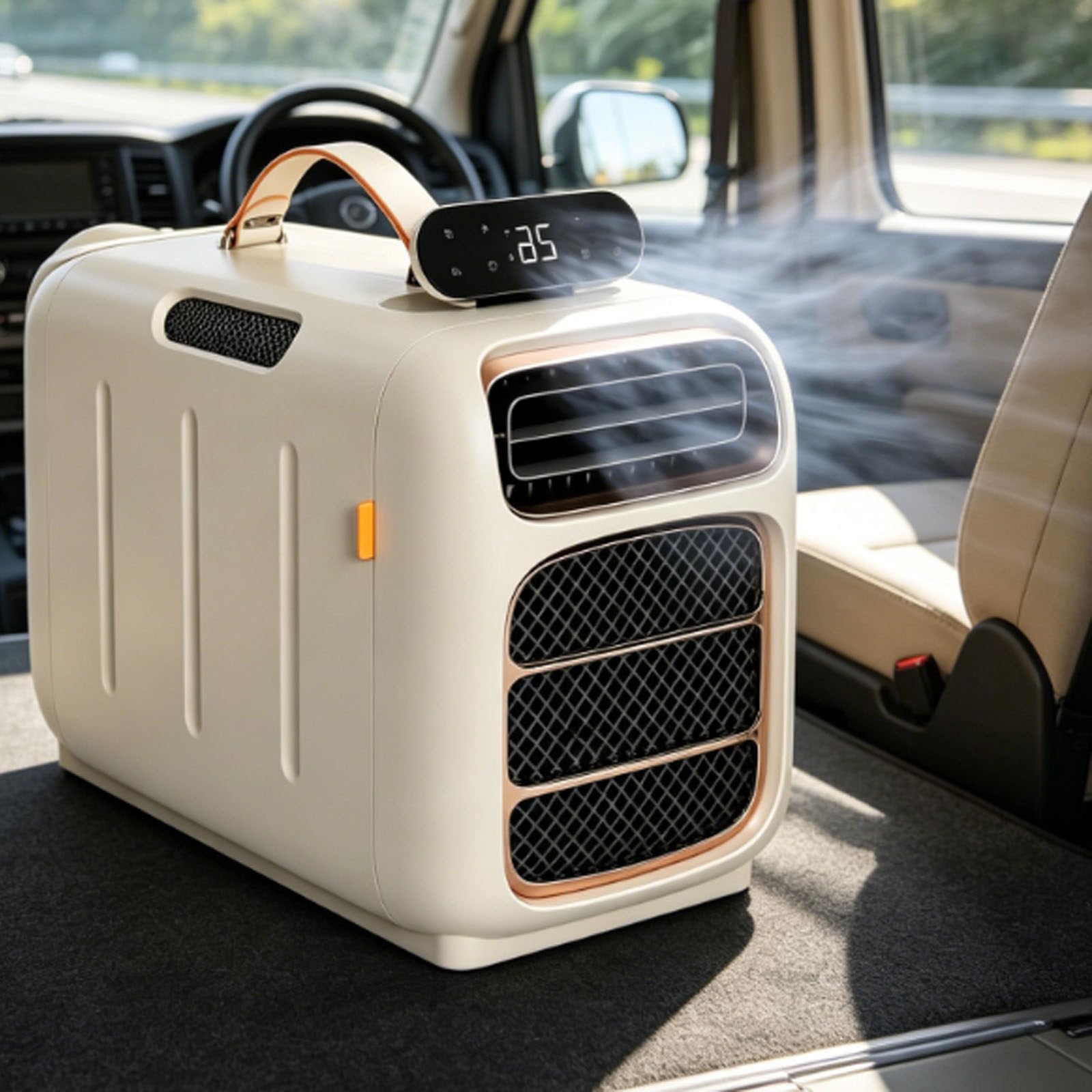 ErShangMao Portable Travel Air Conditioner, 4700 Btu Mobile Air Conditioner,Camping Ac Unit With Self Evaporating Design, 45 Db Quiet Airflow, Remote For Tent Rv Van Life And Room Cooling