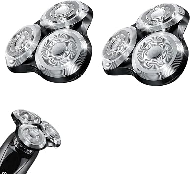 SH90 Replacement Shaver Heads for Philips Norelco Series 9000, Silver