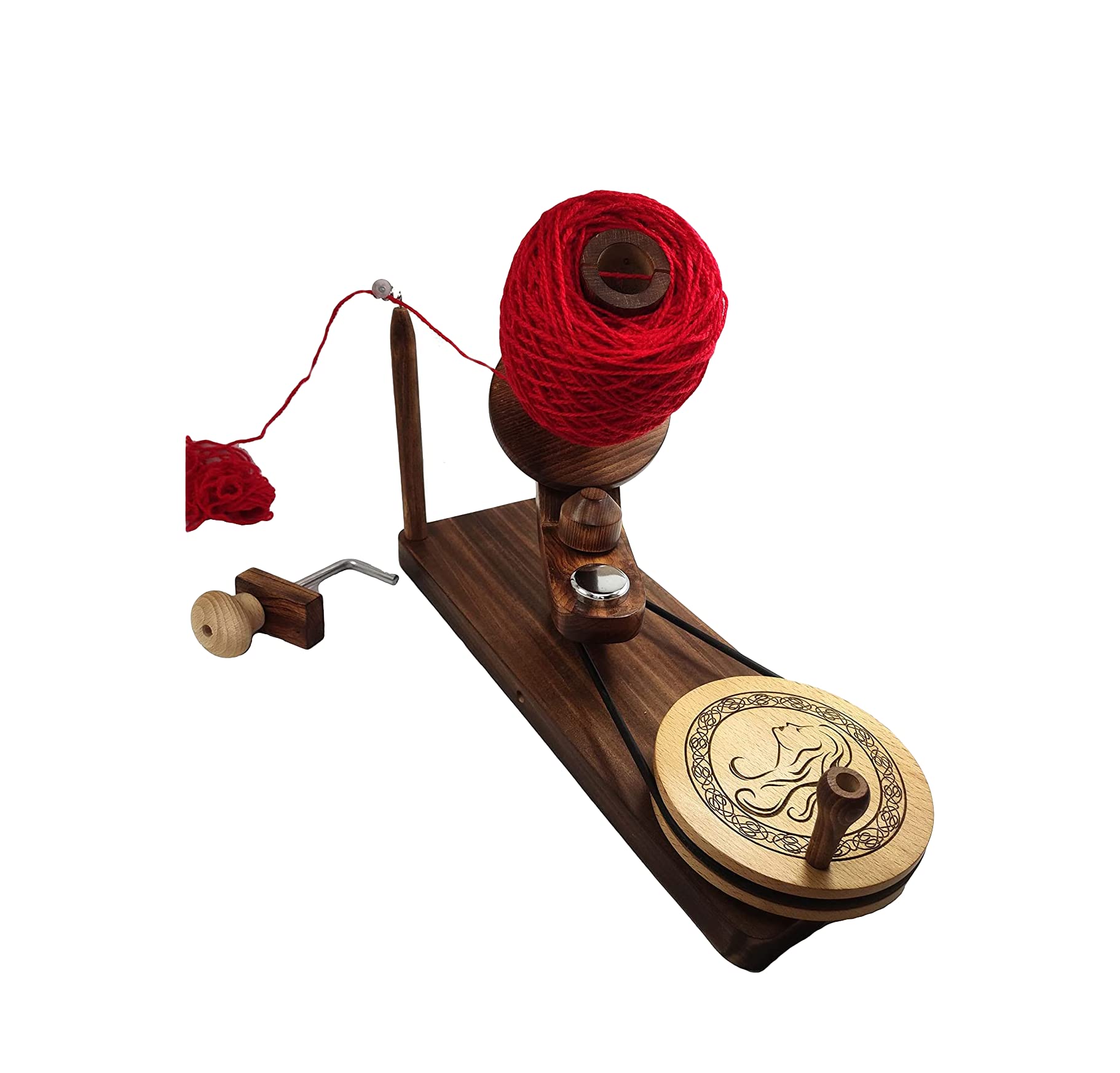 Enrouleur de fil en bois A.F. Luxury Handicraft fait main design unique