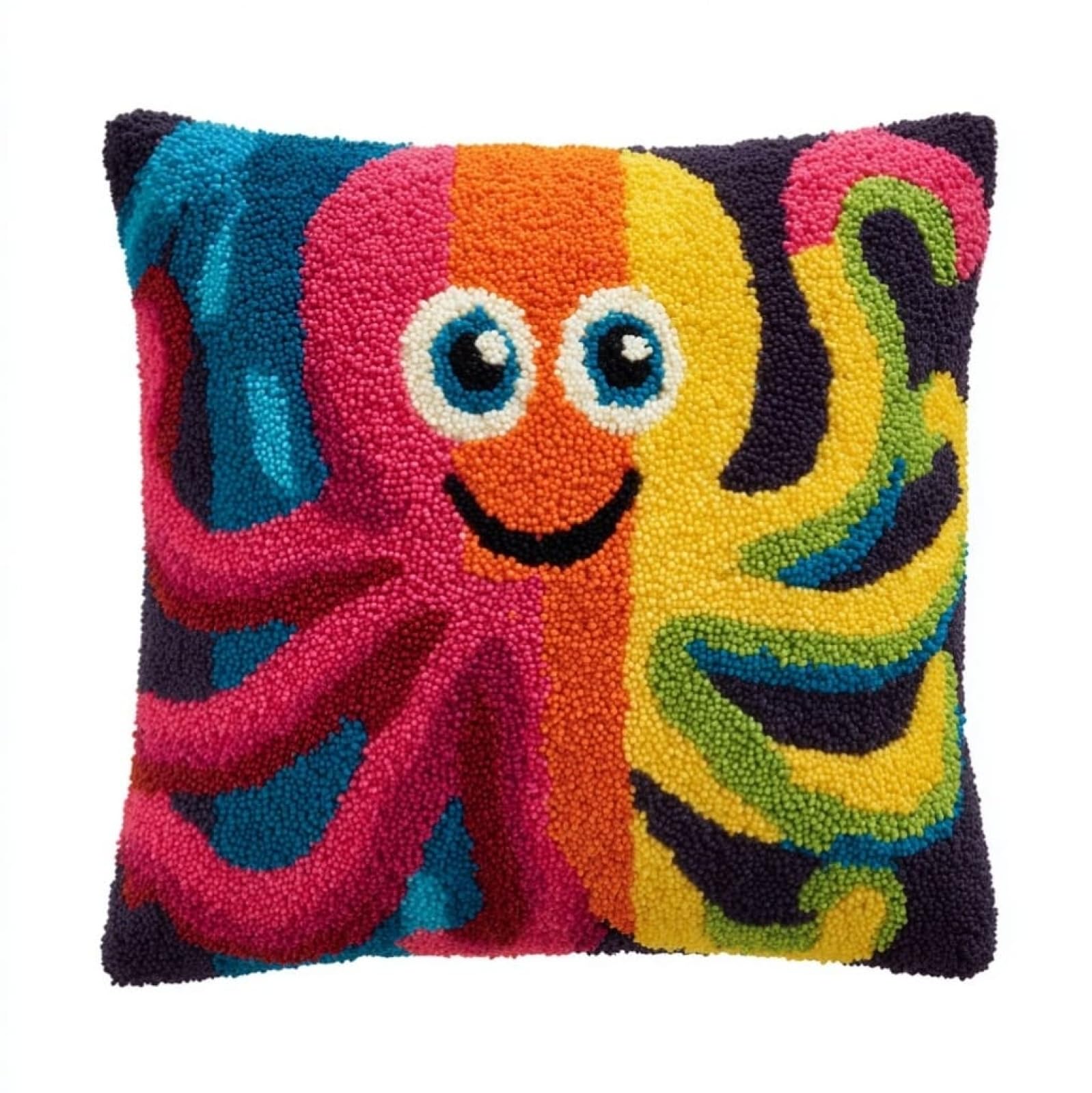 AxiangziK Latch Hook Cushion Kit for Adults & Beginners,Cartoon Octopus