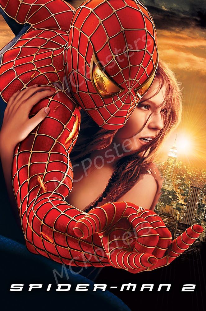 MCPosters Spider-Man 2 Toby McQuire GLOSSY FINISH Movie Poster - MCP263 (24" x 36" (61cm x 91.5cm))