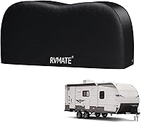Vista 1 de RVMATE Cubiertas para neumáticos de caravana, cubierta de rueda de doble eje (1 unidad) se adapta a neumáticos de 27 a 30 pulgadas de diámetro