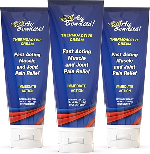 Ay Bendito! Crema termoactiva para aliviar el dolor muscular, articular, artritis - tubo de 4 oz (3)
