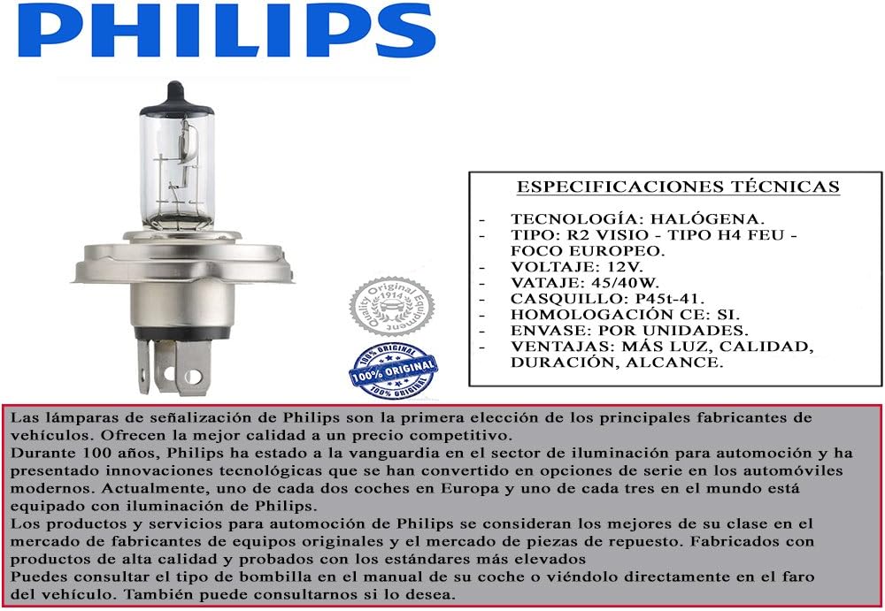 Philips 12475 °C1 Lamp Fog Lamp