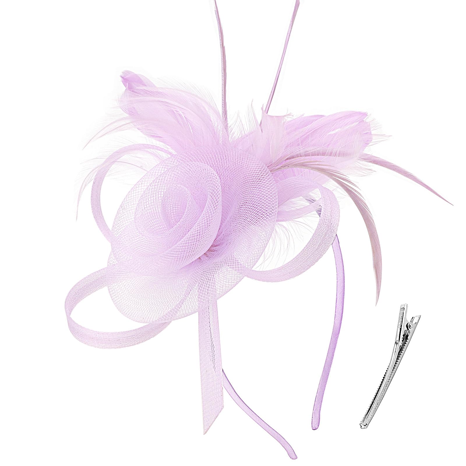 DRESHOW Fascinators Hats for Women Tea Party Fascinator Hats