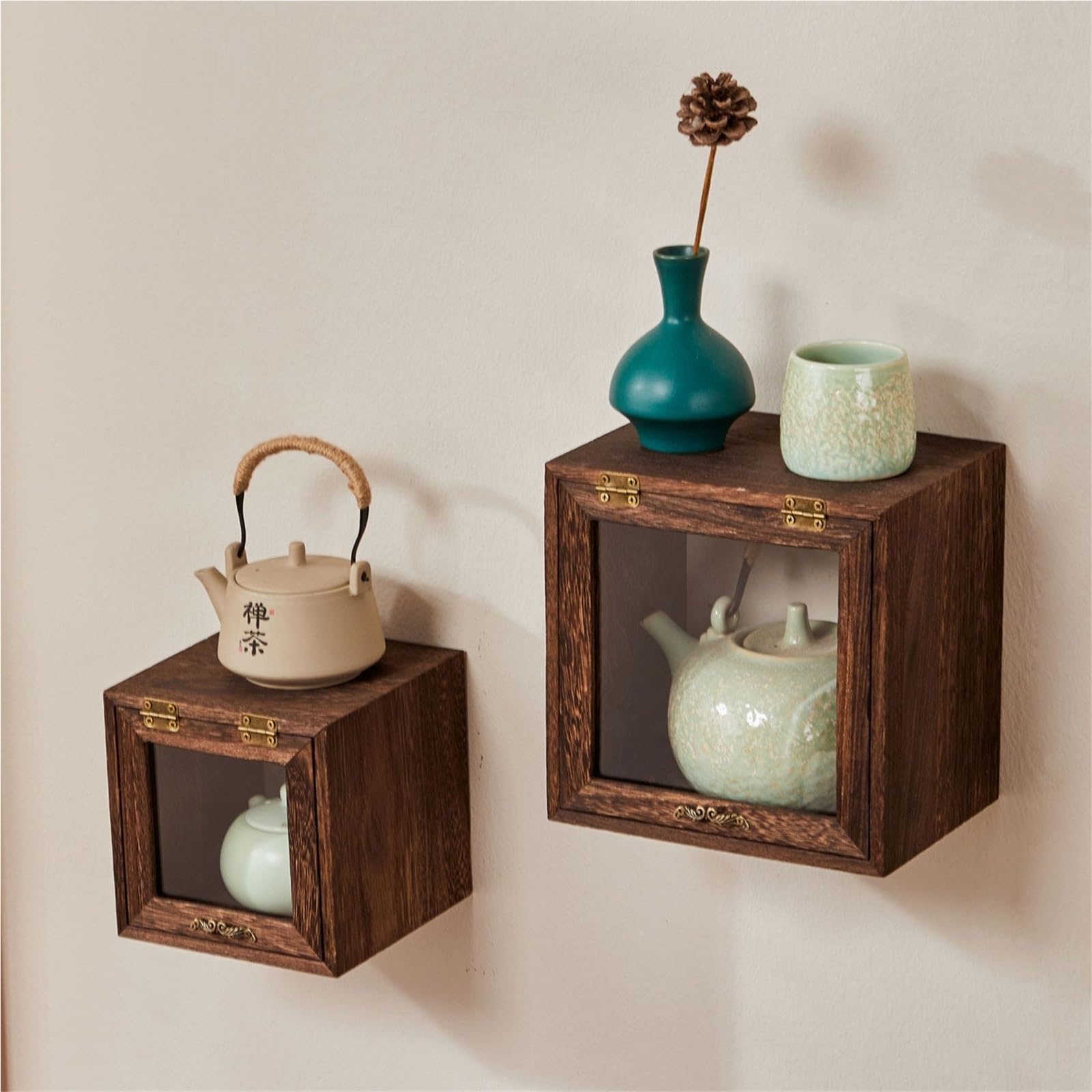 Schwebendes Regal Floating Shelves Wall-mounted Storage Shelf(Klein)