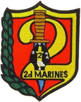 EagleEmblems PM0569 Patch-USMC,02ND MAR. RGT. 3-3/8