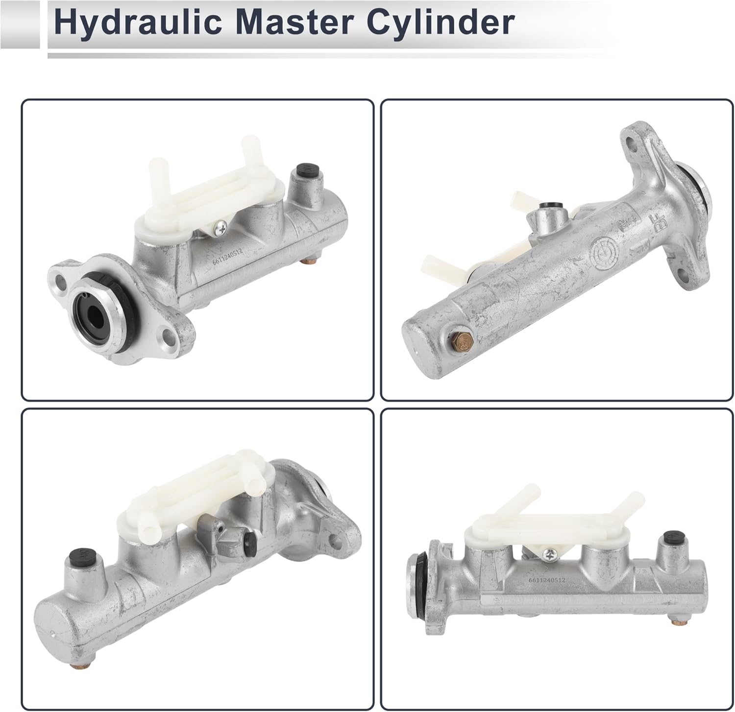 Engine Compartment Brake Master Cylinder for Toyota Sienna 1998-2002 Hydraulic Master Cylinder No.M630124/4720108010 Aluminum Alloy Plastic 1 Pc