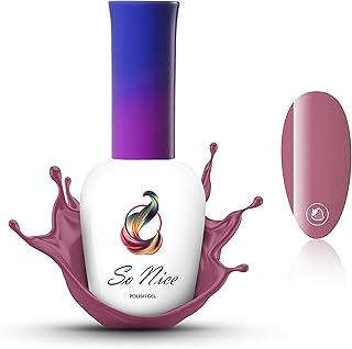 So Nice - Gel per unghie, Amethyst, UV LED, viola chiaro, 8 ml
