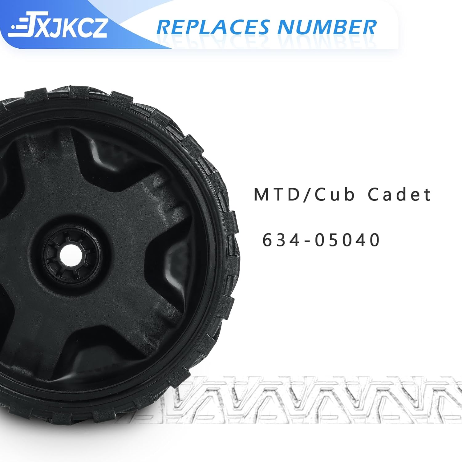 634-05040 Lawn Mower Wheels Replace for Crafts man Mowers - 8" Front Wheels Assembly, Fits for Cub Cad et, M TD Gold, Colu mbia, Crafts Man,B rute, Yard Man Self Propelled Walk-Behind Mowers, 2 Pack