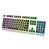 HK Gaming Set di Tasti Pudding | Set Doubleshot PBT Keycap | Set Completo con 108