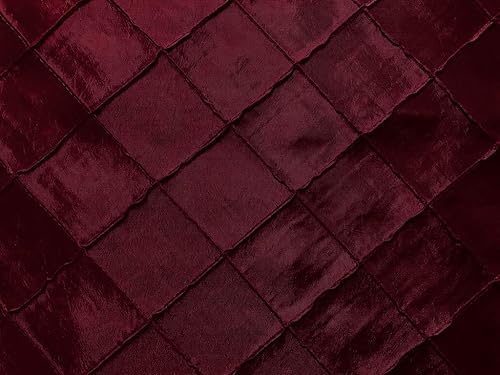 Zen Creative Designs Pintuck - Tela de tafetán de 54 pulgadas de anchotela de patrón de fantasíapatrón de puntada de diamantematerial de costura y