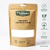 Organic Tapioca Flour - Non-GMO, Raw, Versatile, Vegan, Perfect for Baking and Thickening Sauces - Resealable Pouch for Freshness - Thames Organic 1kg