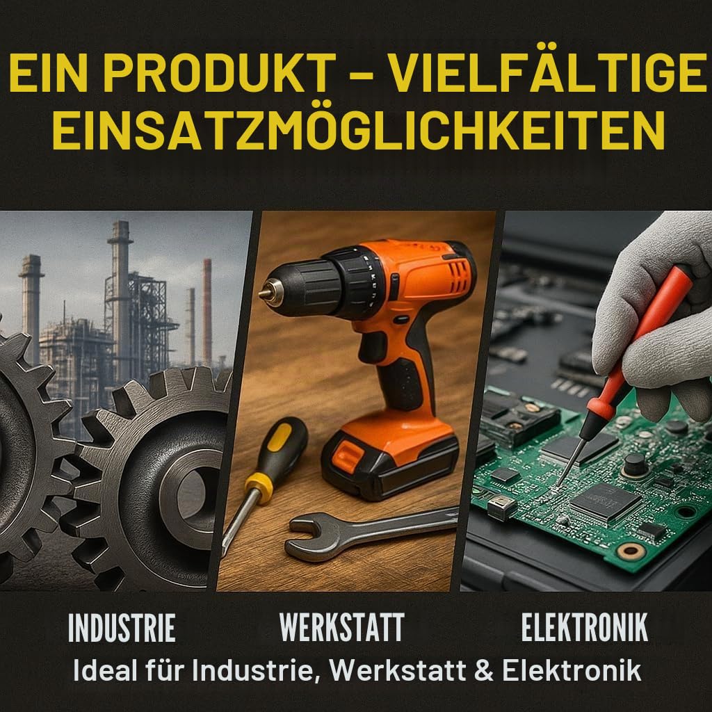 GiDeli Waschbenzin 4X 5L Kanister - Universelles Lösungsmittel & Entfetter - Farben- & Lackverdünner - Werkzeug & Pinselreiniger für Haushalt, Auto & Werkstatt